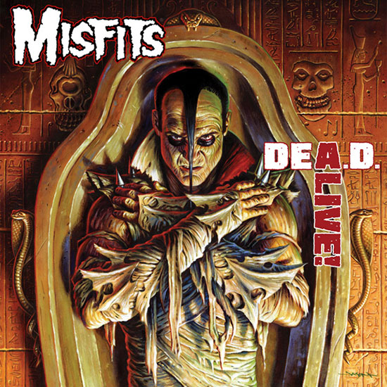 ปกอัลบั้มแสดงสด DEA.D. ALIVE! ของ The Misfits