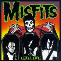 ปกอัลบั้มแสดงสด Evilive ของ The Misfits