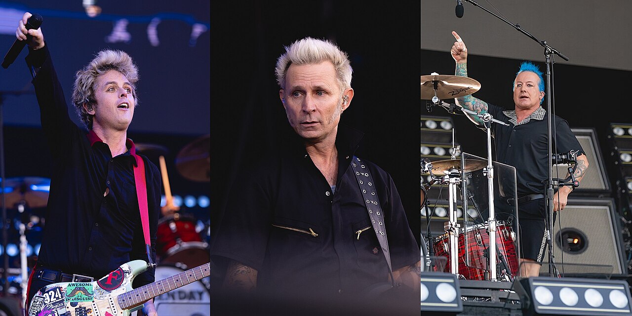 สมาชิก Green Day: Billie Joe Armstrong, Mike Dirnt, Tré Cool