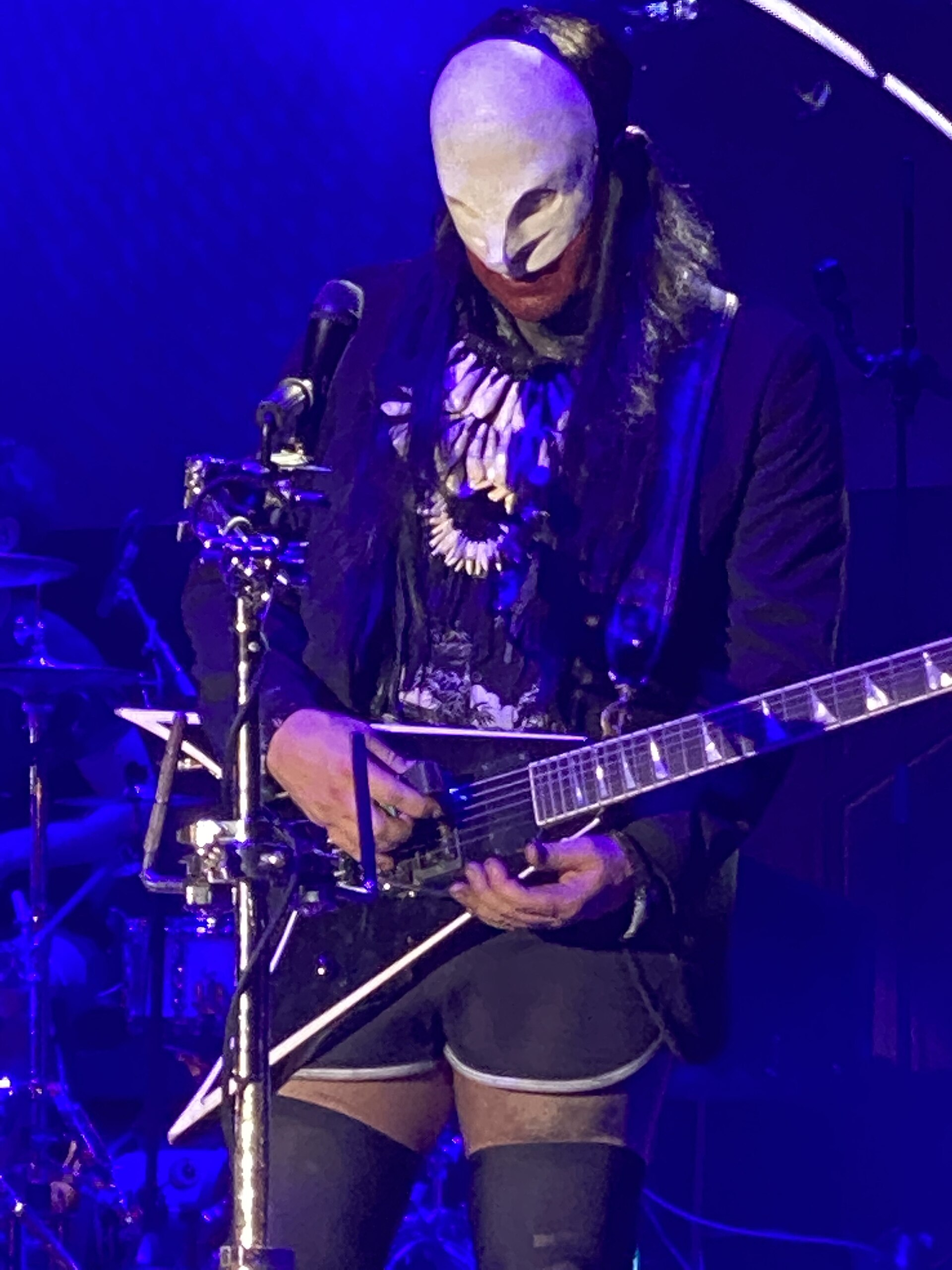 Wes Borland เล่นกีตาร์กับ Limp Bizkit ในปี 2021